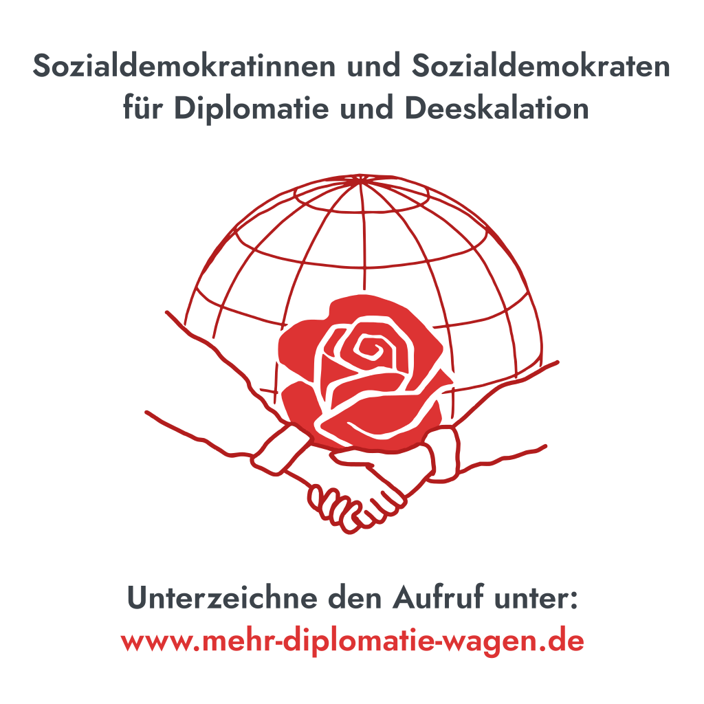Aufruf: Sozialdemokratinnen und Sozialdemokratie für Diplomatie und Deeskalation