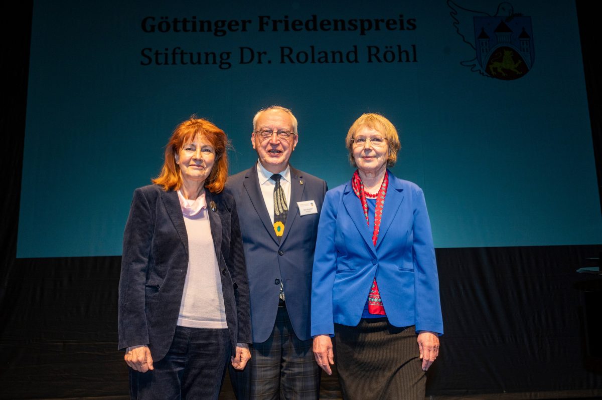 Hanne-Margret Birckenbach erhält den Göttinger Friedenspreis
